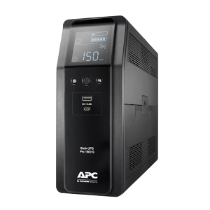 APC BACK-UPS PRO 1600VA IEC(8) SINEWAVE AVR LCD - BR1600SI